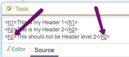 Remove formatting via the Source Tab